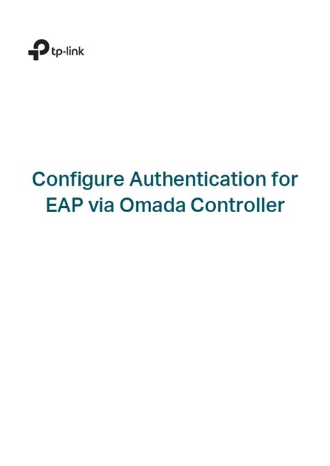 How to Configure Voucher Authentication on Omada Controller.